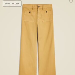 J. Crew Sailor slim wide-leg chino pant